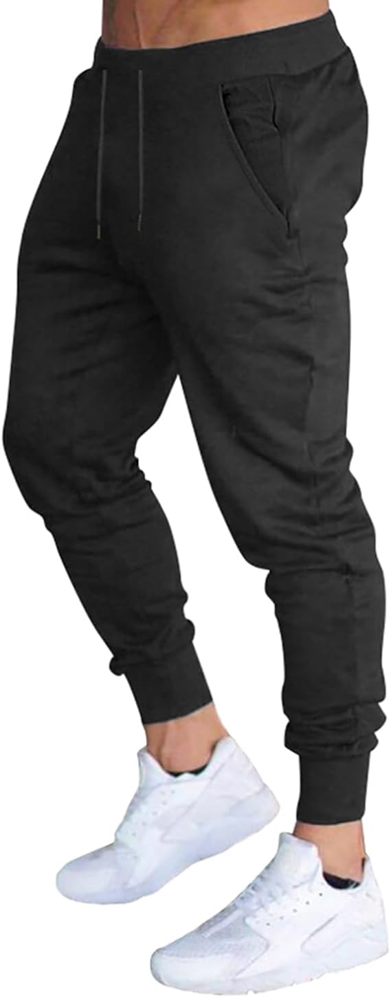 Men's Slim Fit Joggers Workout Pants for Gym Running