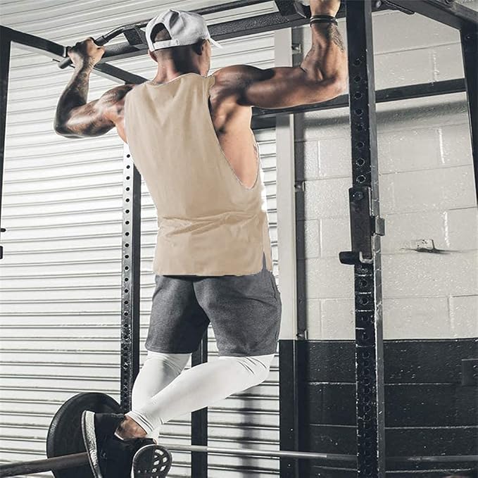 Men's 2 Pack Workout Tank Tops Gym Bodybuilding Sleeveless