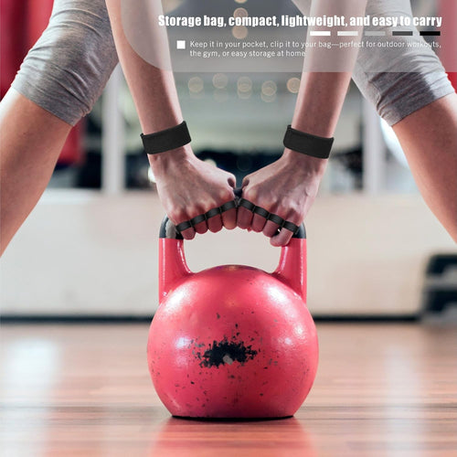 Anti-Slip Silicone Workout Grips for Secure Gym Training