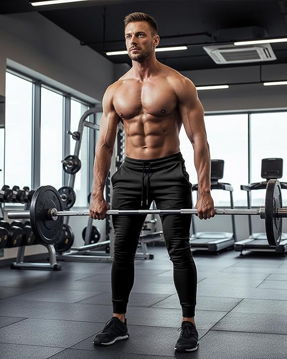 Men's Slim Fit Joggers Workout Pants for Gym Running