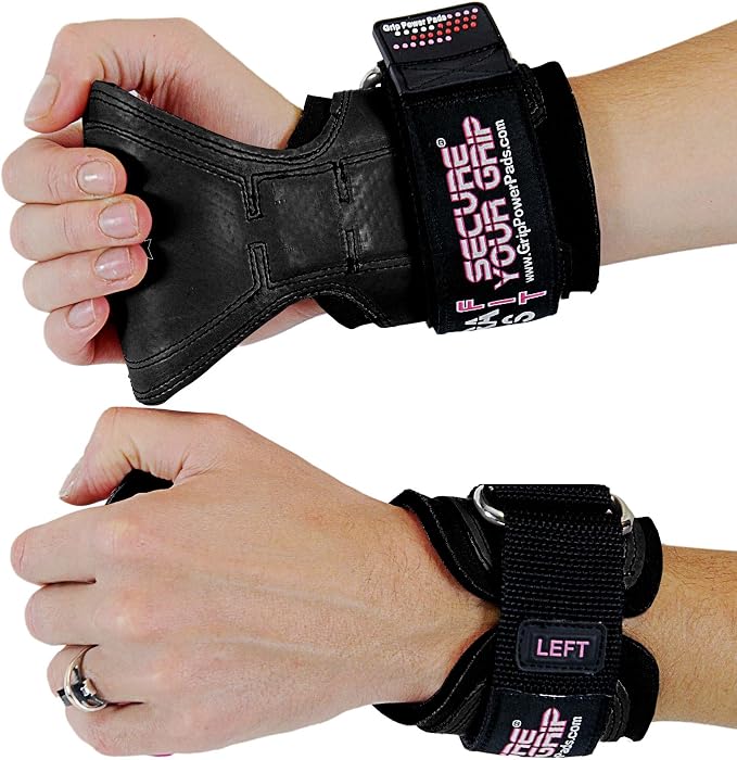 Weight Lifting Gloves with Adjustable Neoprene Padded Wrist Wraps