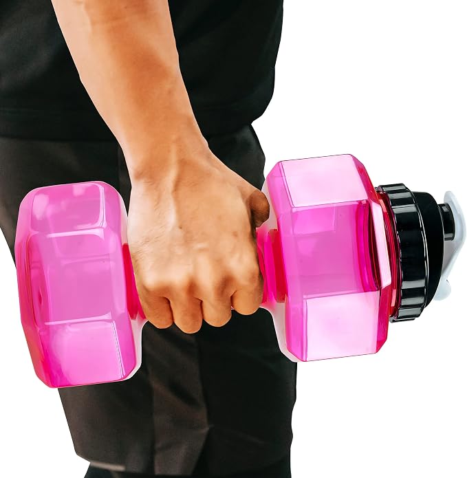 2.2L Dumbbell Water Bottle for Fitness & Hydration